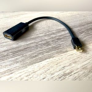 Mini DisplayPort (DP) to HDMI adapter